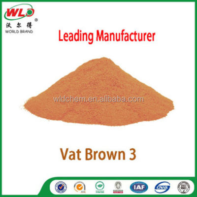 Vat Brown 3 Dye with 100% Purity and High Fastness for Cotton Fabric from 20+ Years Manufacturer